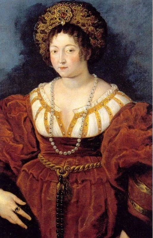 II - La Galleria di Cornelis van der Geest, Rubenshuis, Anversa, opera di Peter Paul Rubens, Isabella d'Este